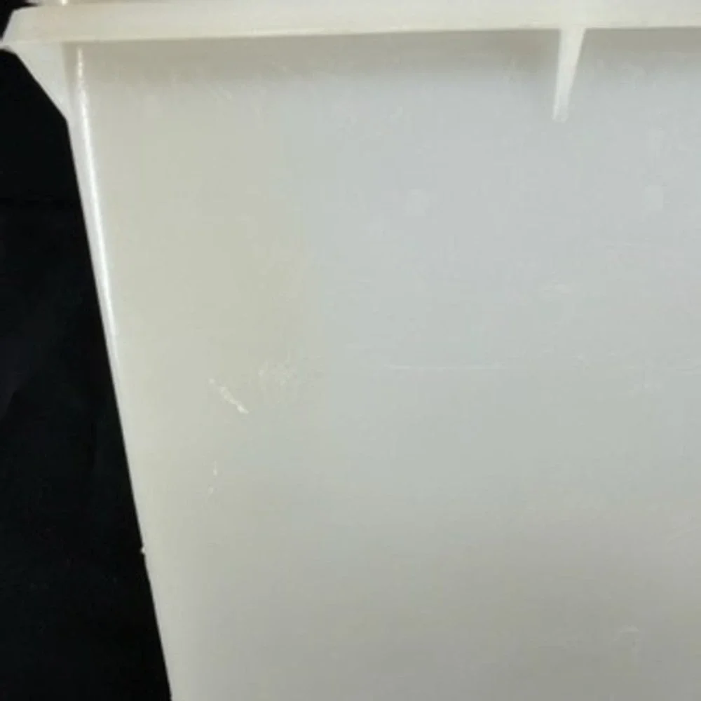 Tupperware Store N Pour Cereal Dry Food Dispenser Container White Vintage 1647